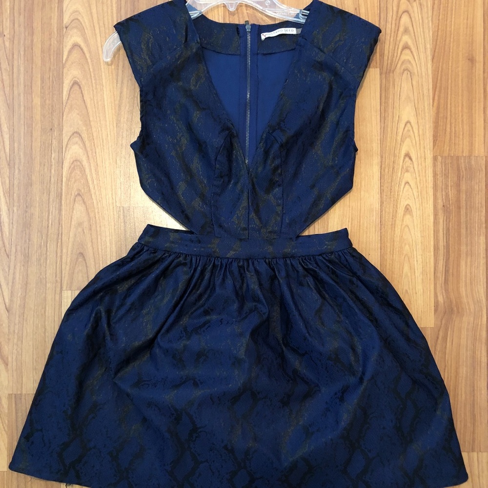 Mustard Seed Dress with Cutouts